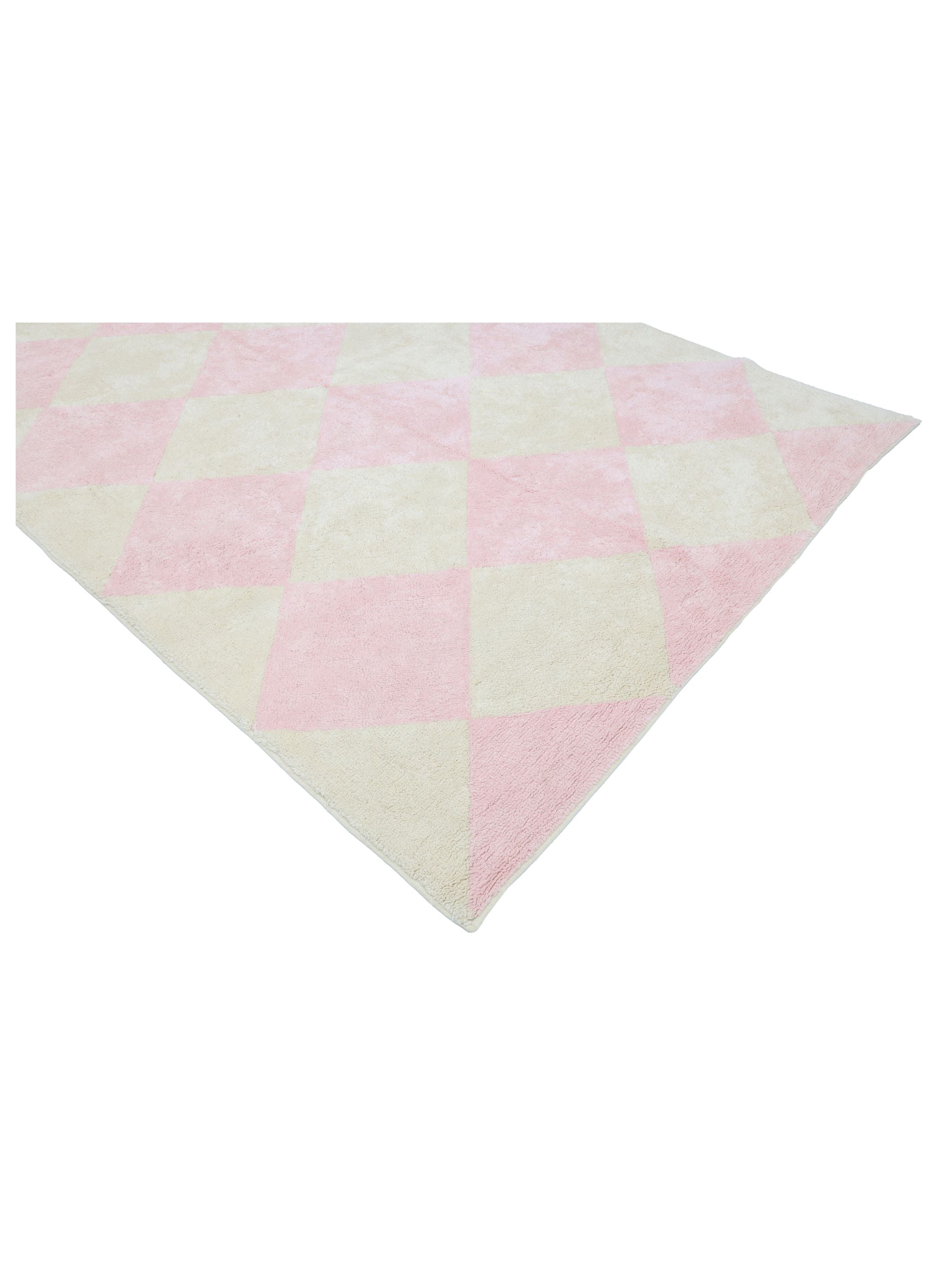 Checker Rug - Blush