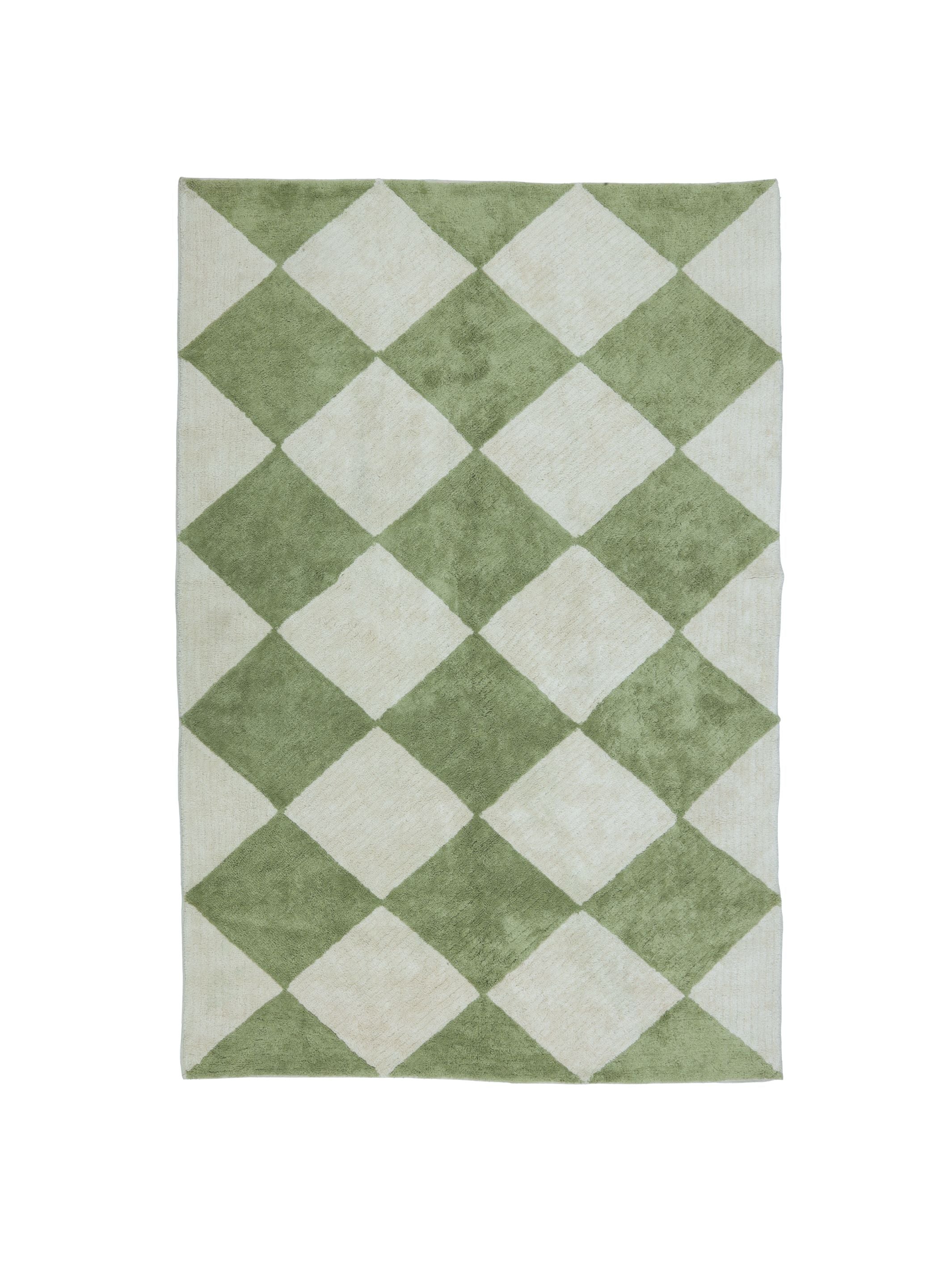 Checker Rug - Sage