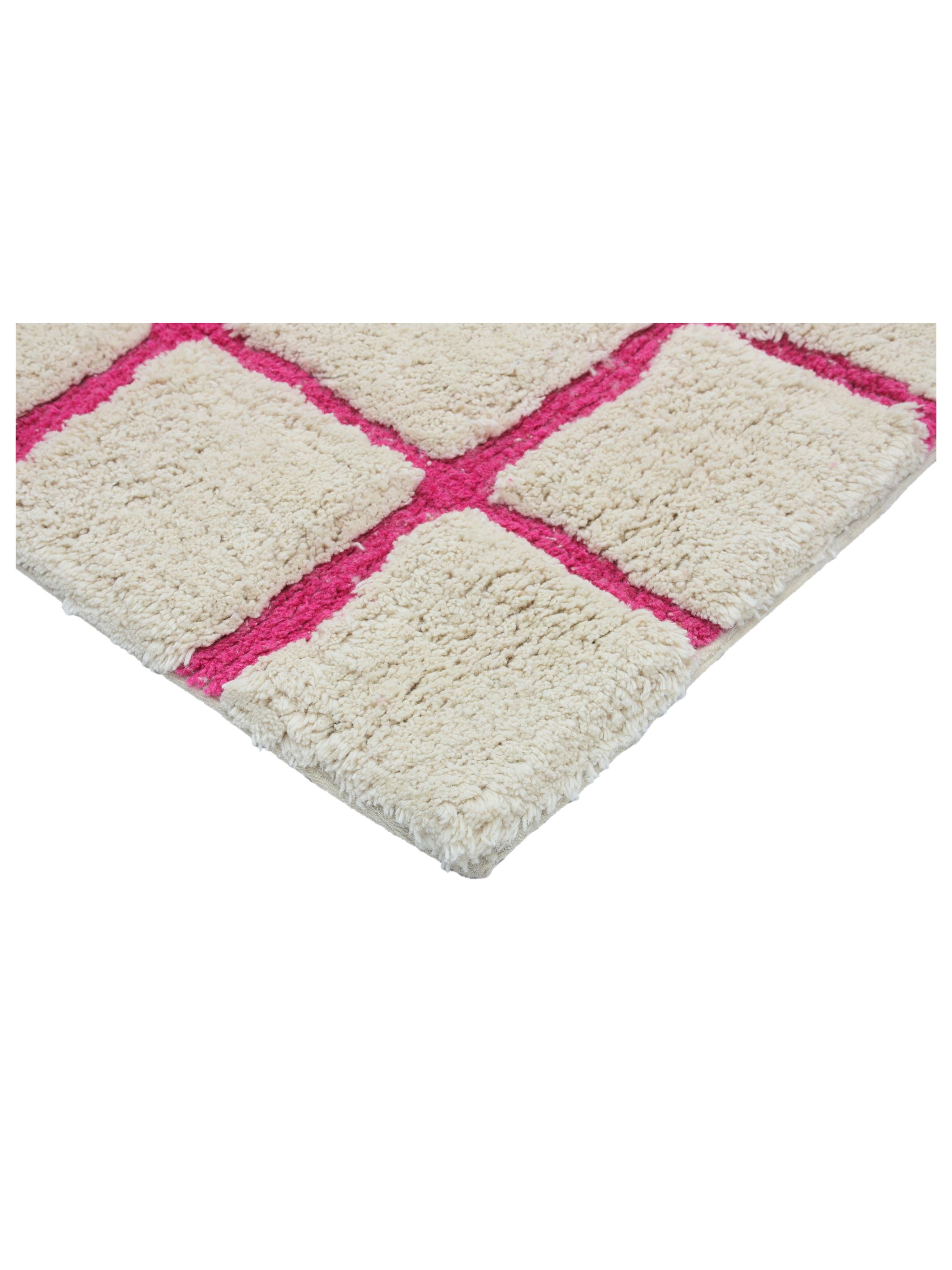 Hot Pink Grid Rug LAST PIECE - 160x230cm
