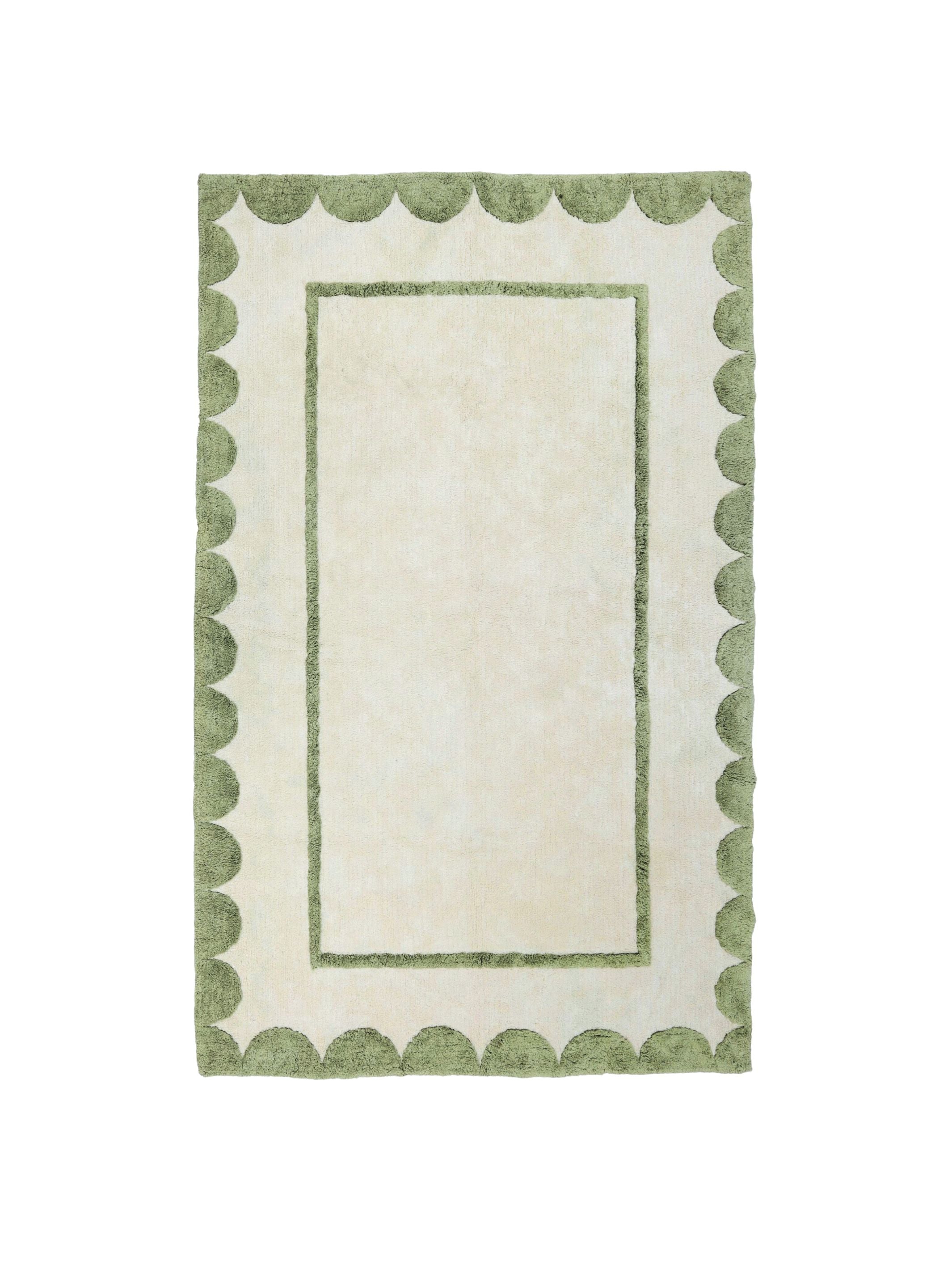 Scallop Rug - Sage