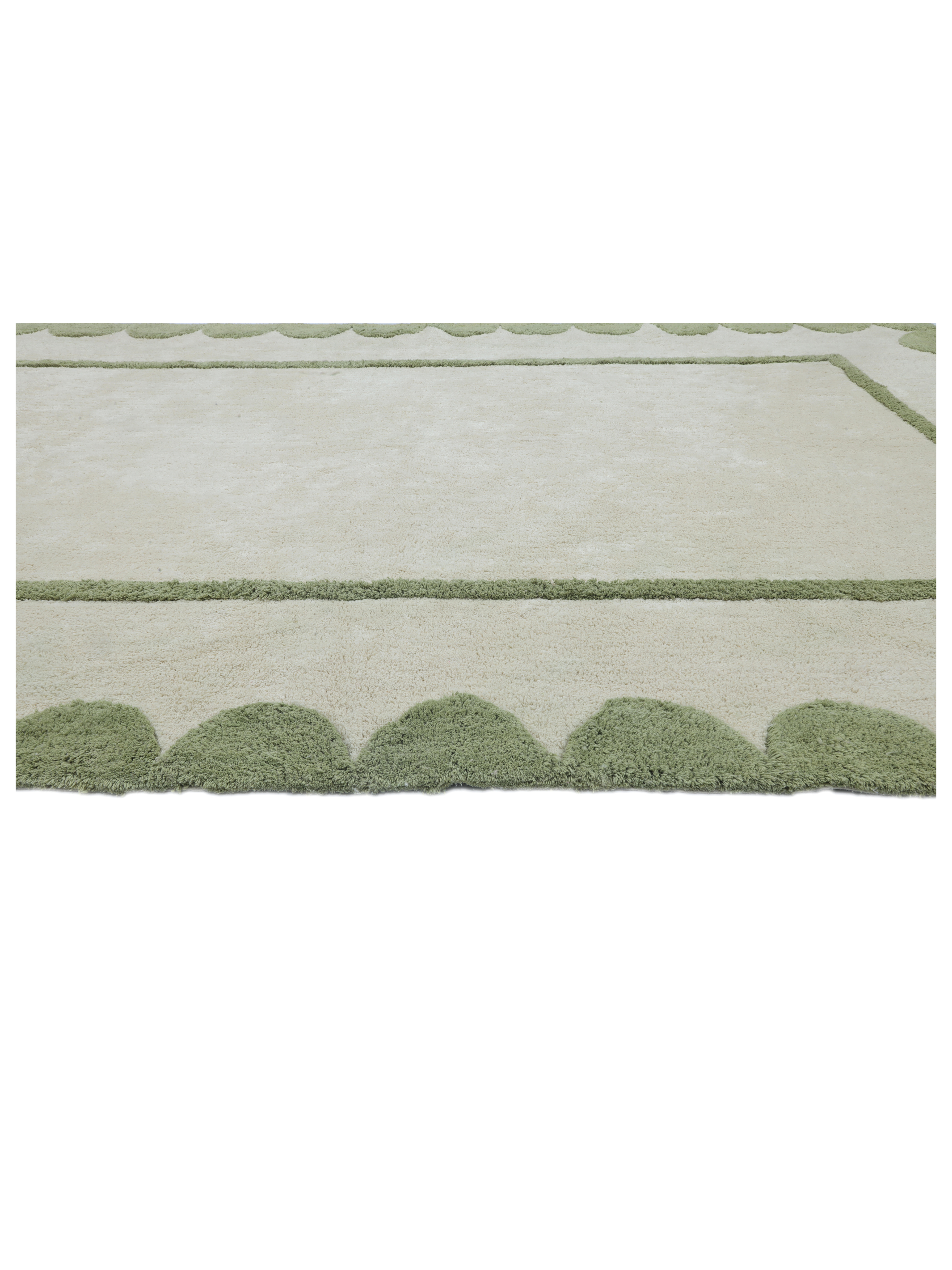 Scallop Rug - Sage