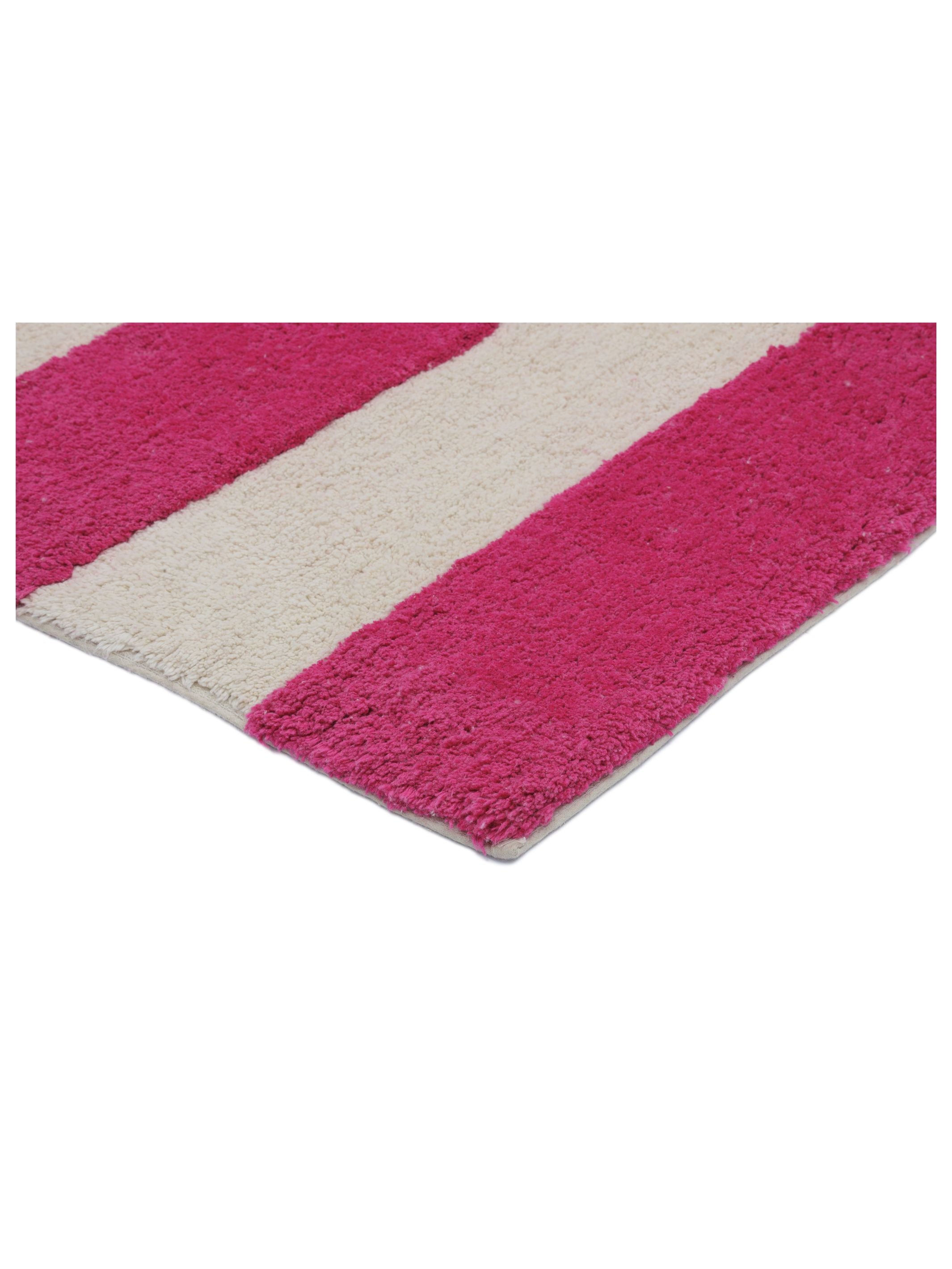Hot Pink Stripe Rug LAST PIECE - 160x230cm