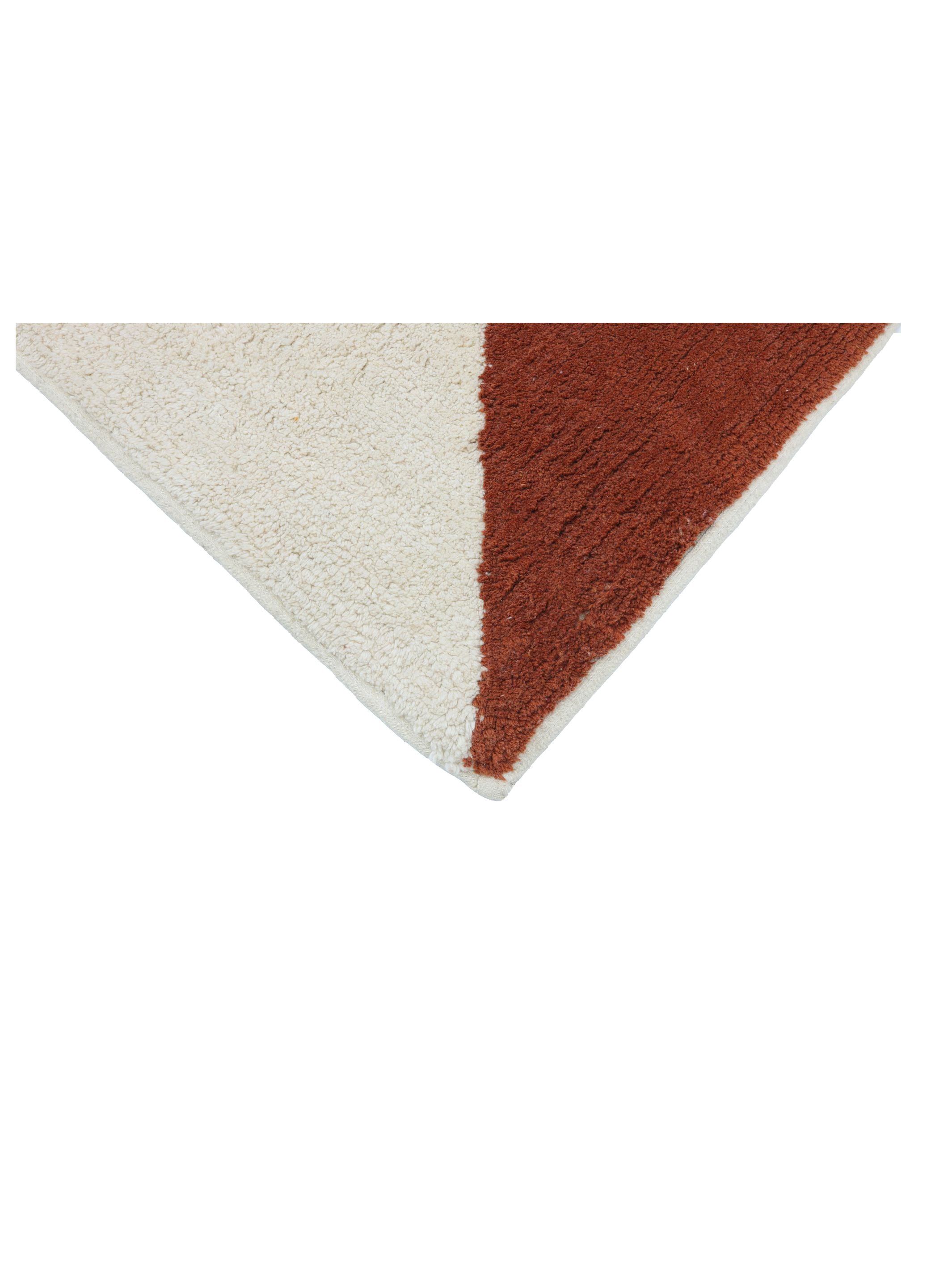 Rust Brown Checker Rug LAST PIECE - 160x230cm