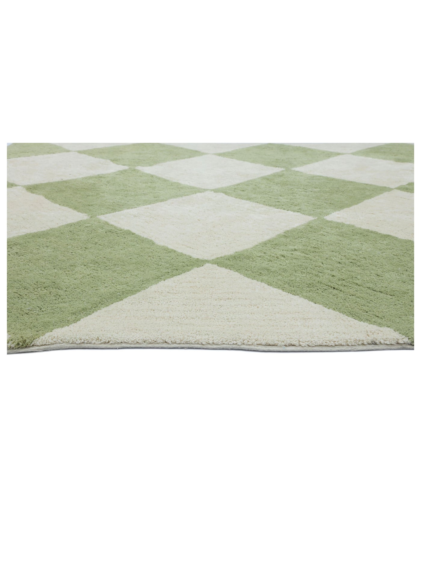 Sage Green Checker Rug