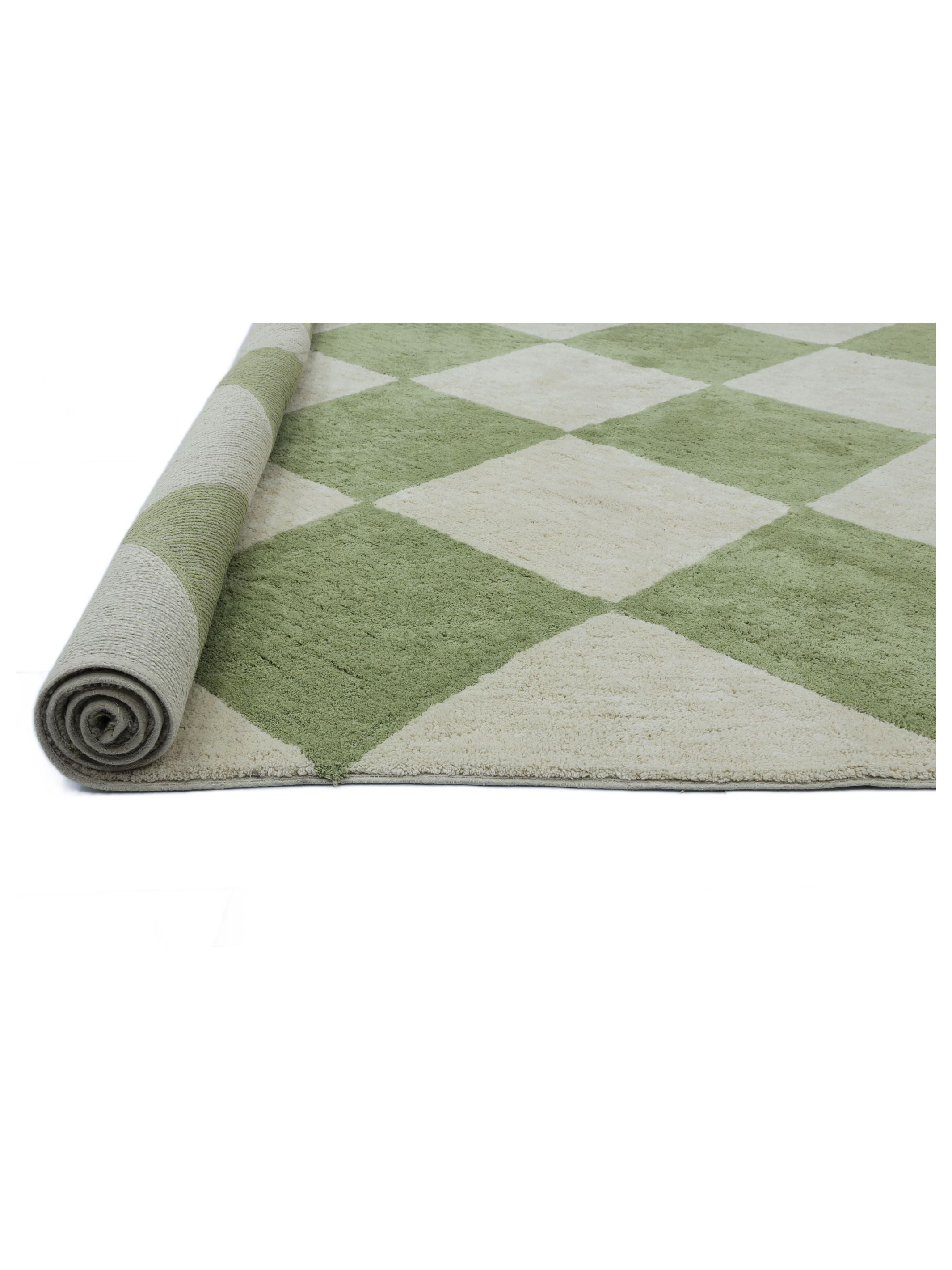 Checker Rug - Sage