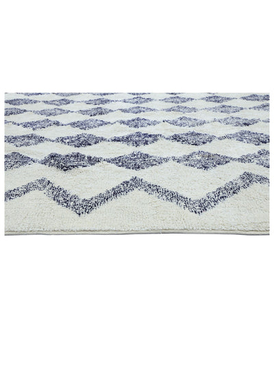 Dark Blue Diamond Rug