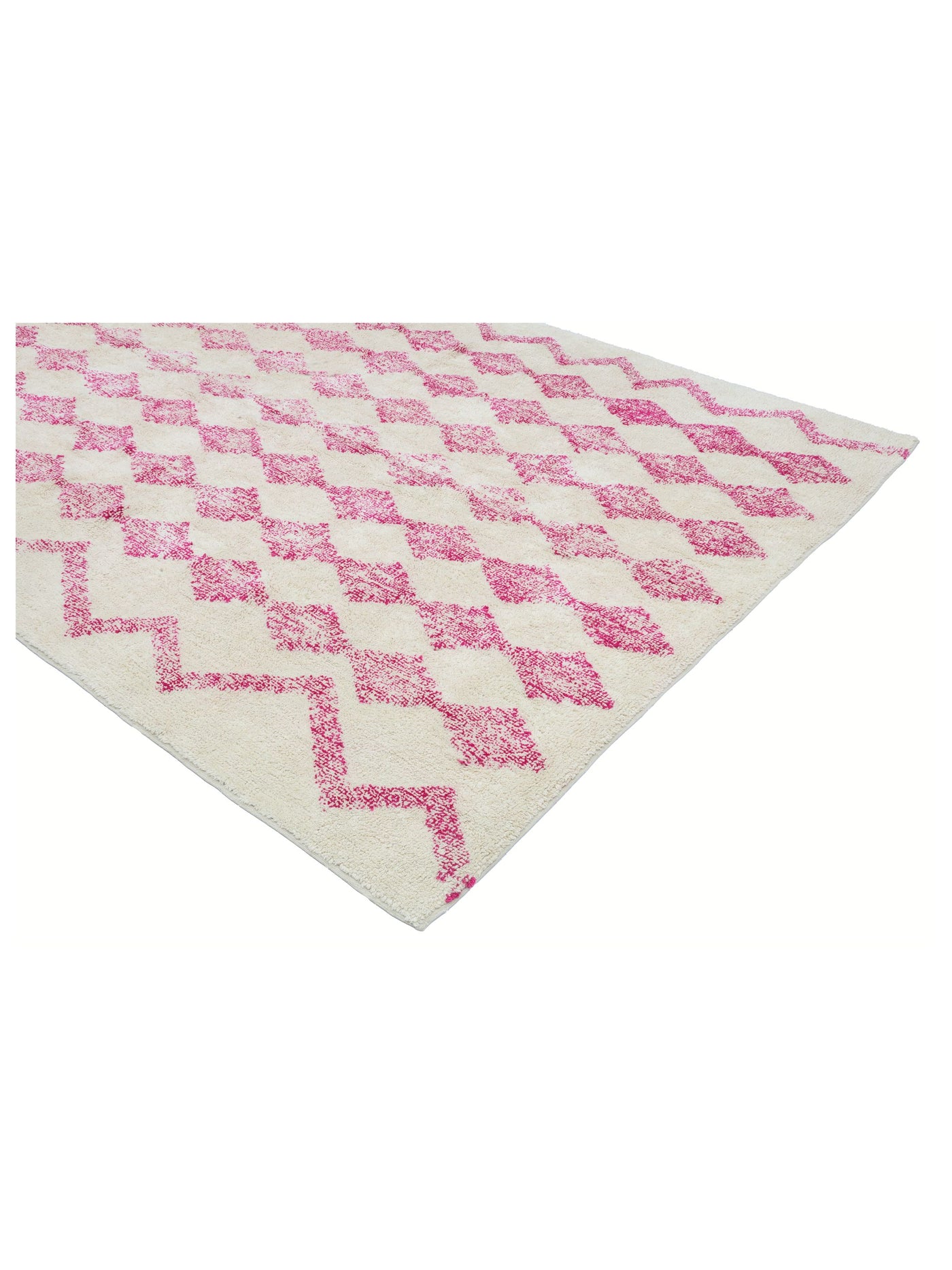 Hot Pink Diamond Rug