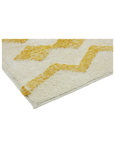 Mustard Yellow Diamond Rug