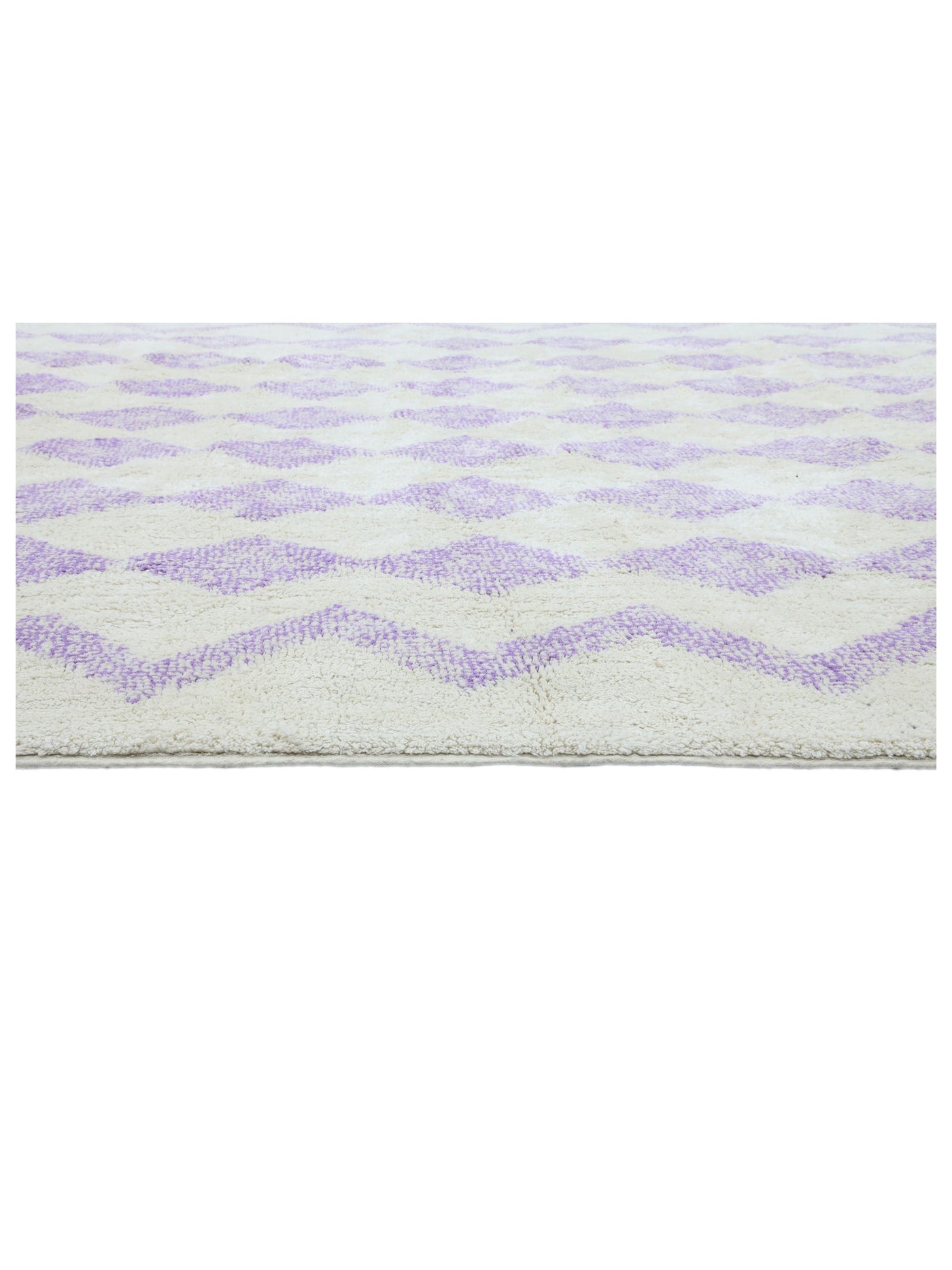 Lavender Purple Diamond Rug