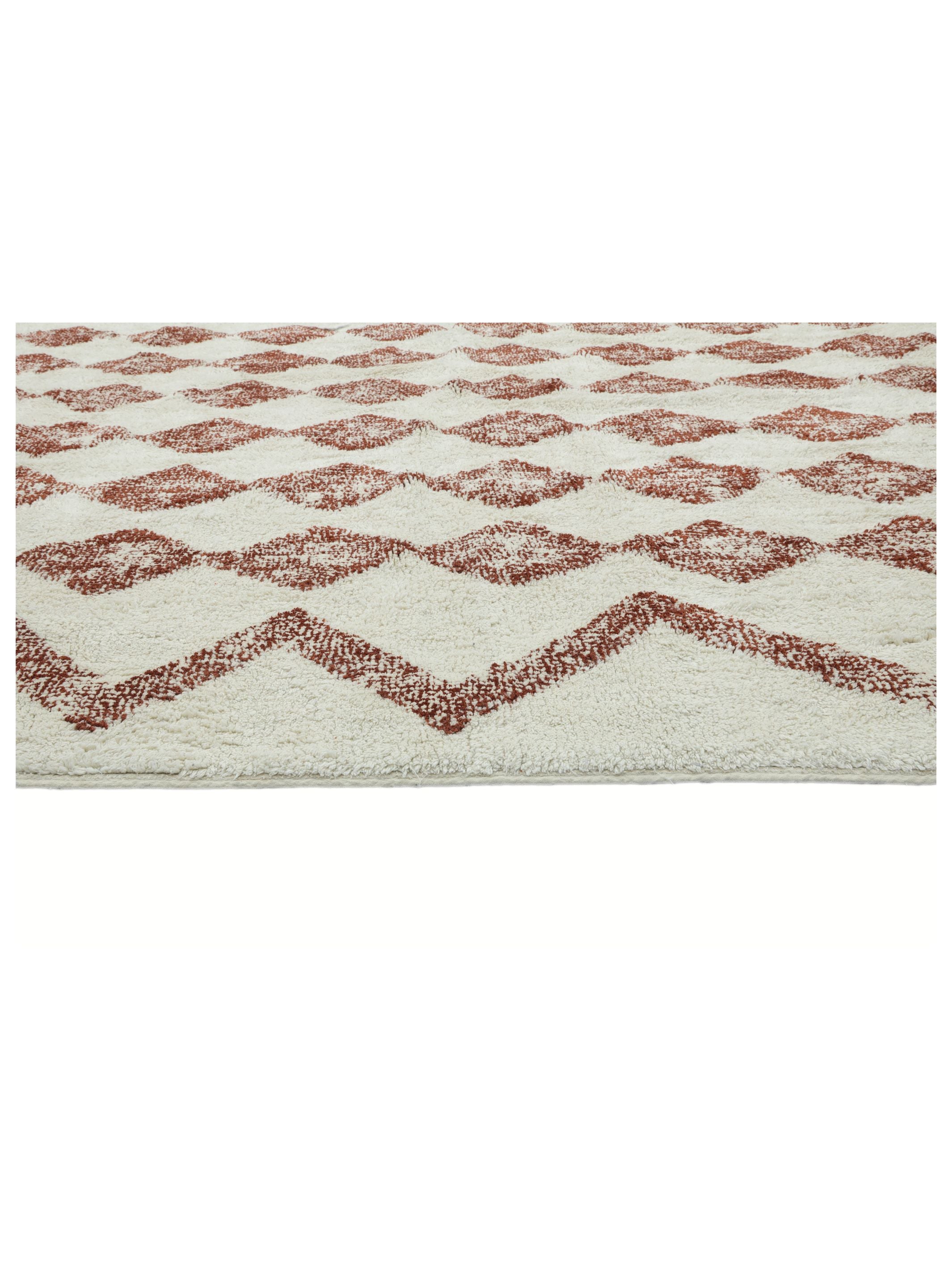 Rust Brown Diamond Rug LAST PIECE - 160x230cm