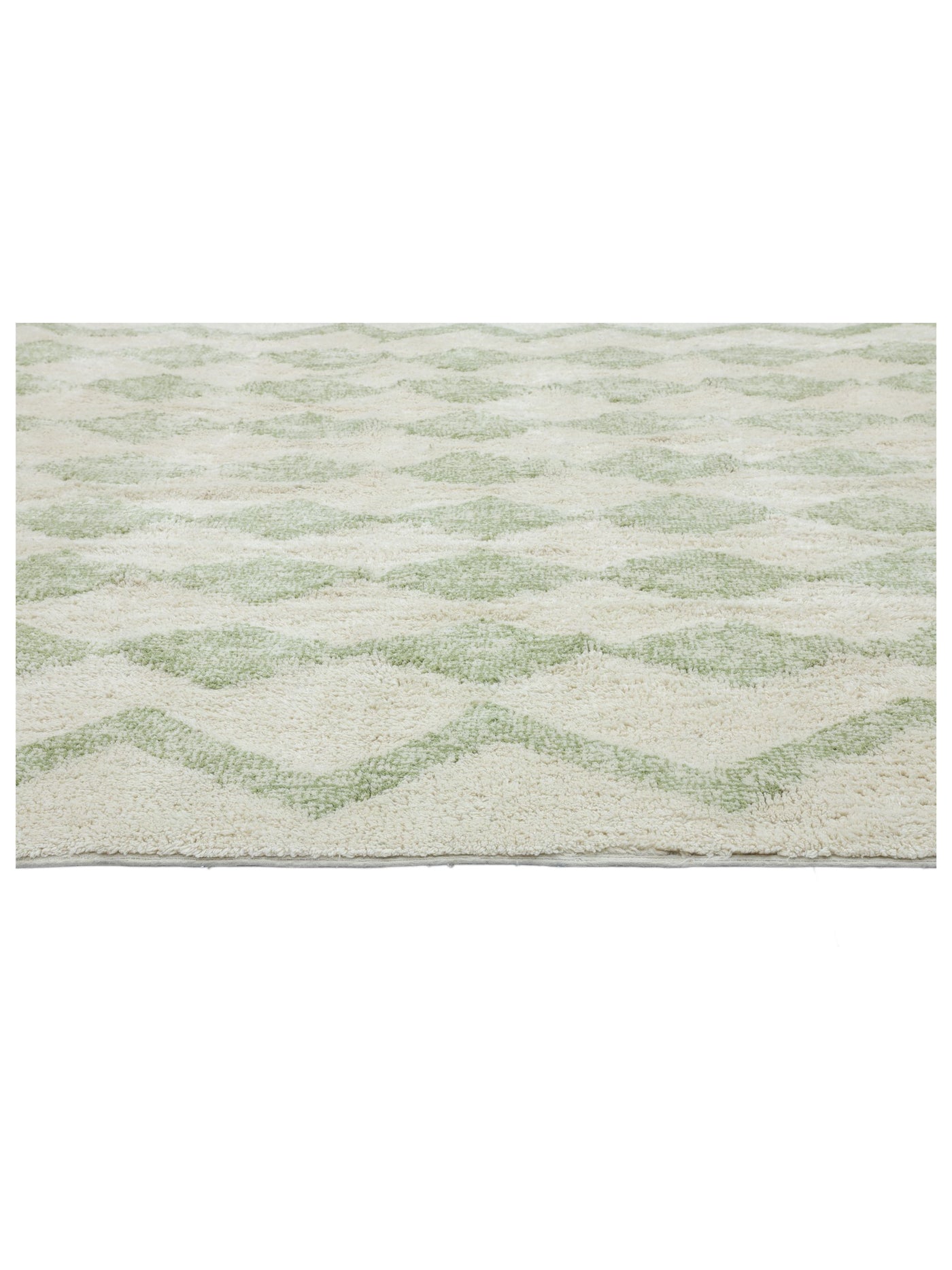 Sage Green Diamond Rug