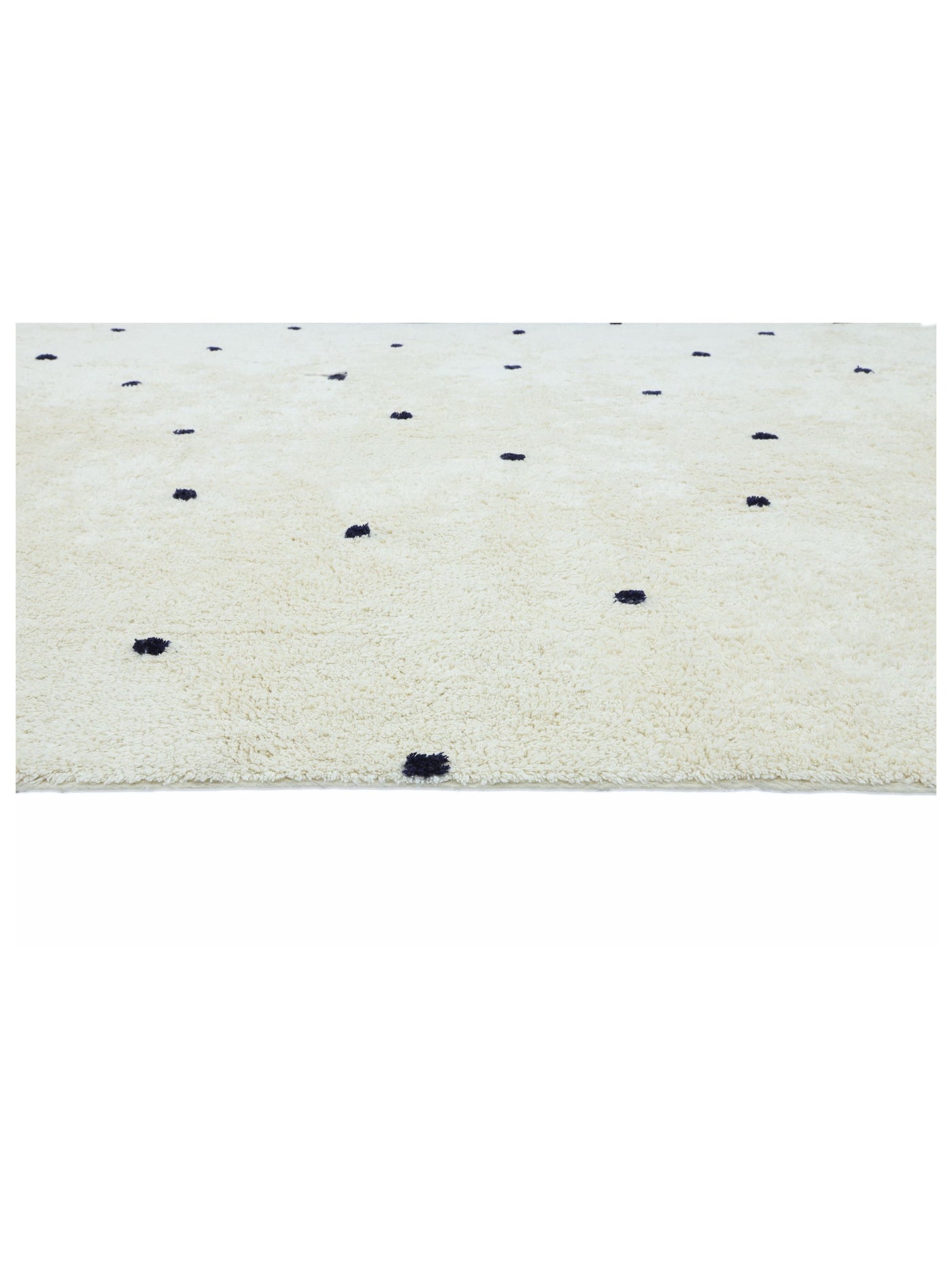 Dark Blue Dot Rug