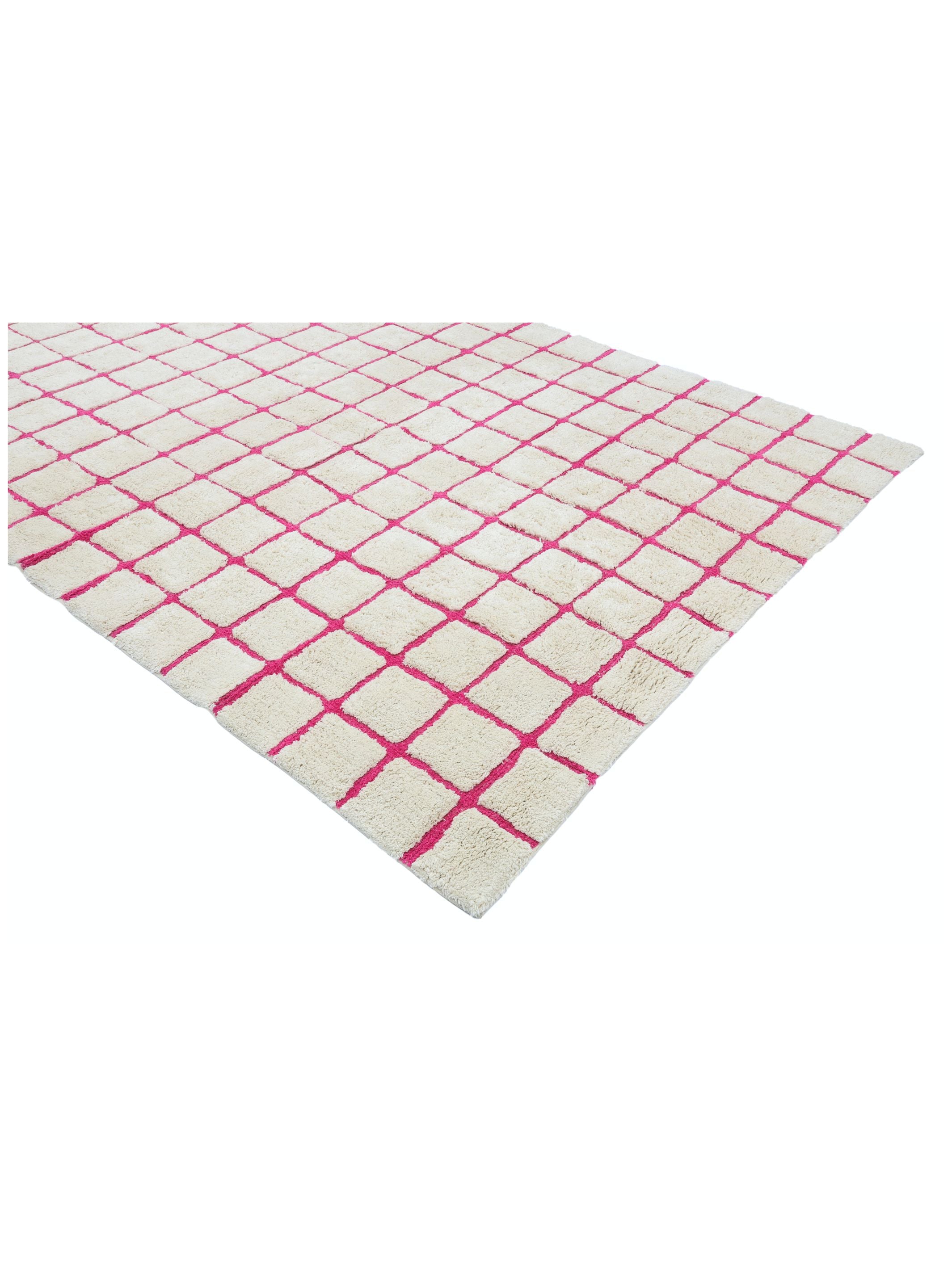 Hot Pink Grid Rug LAST PIECE - 160x230cm