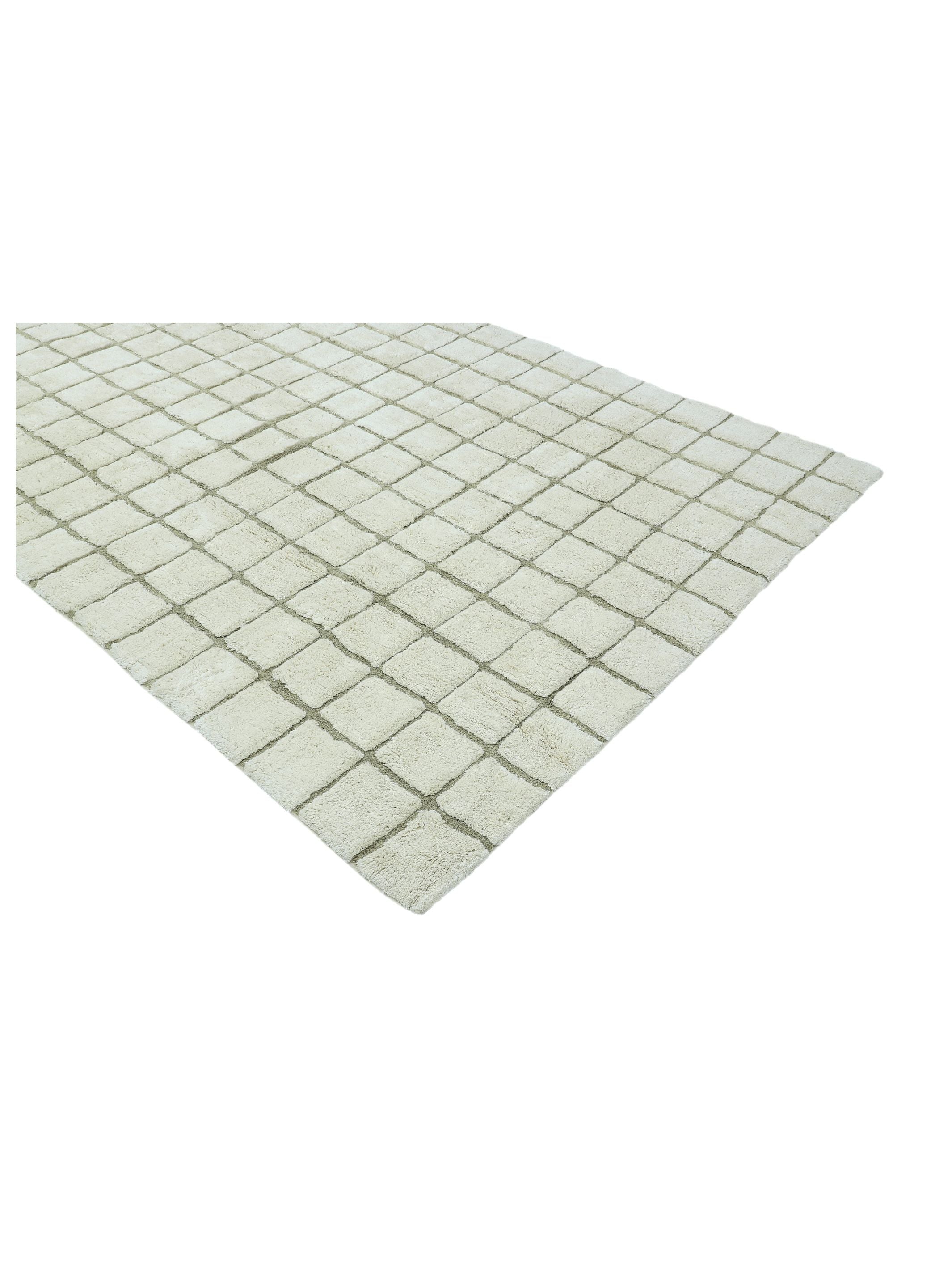 Taupe Grid Rug