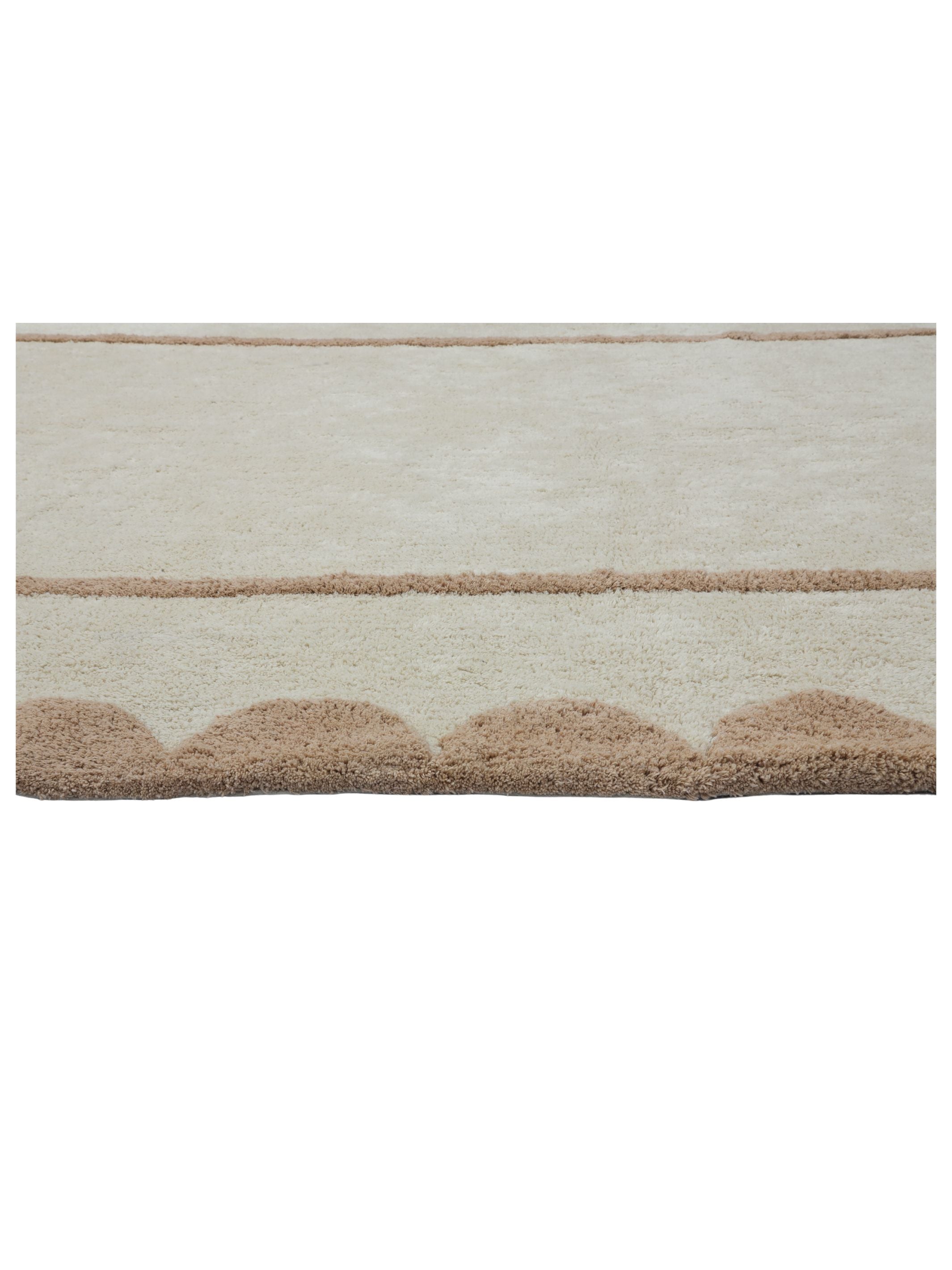 Dusty Coral Scallop Rug