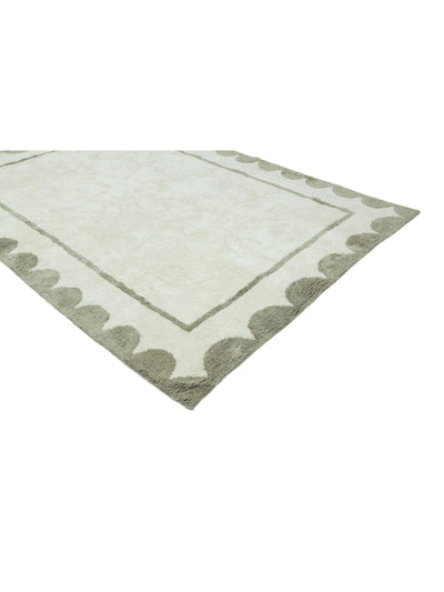 Taupe Scallop Rug