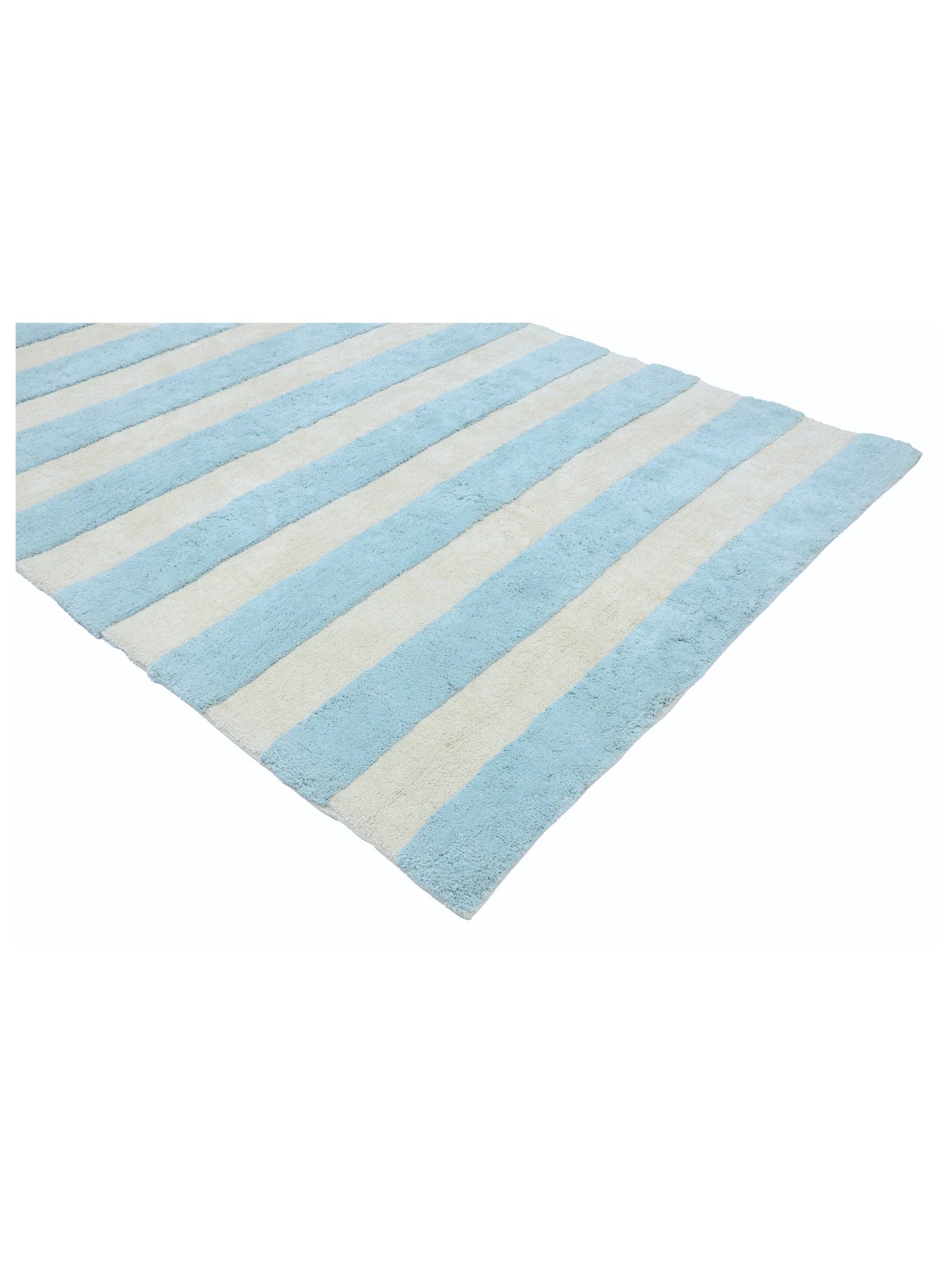 Sky Blue Stripe Rug