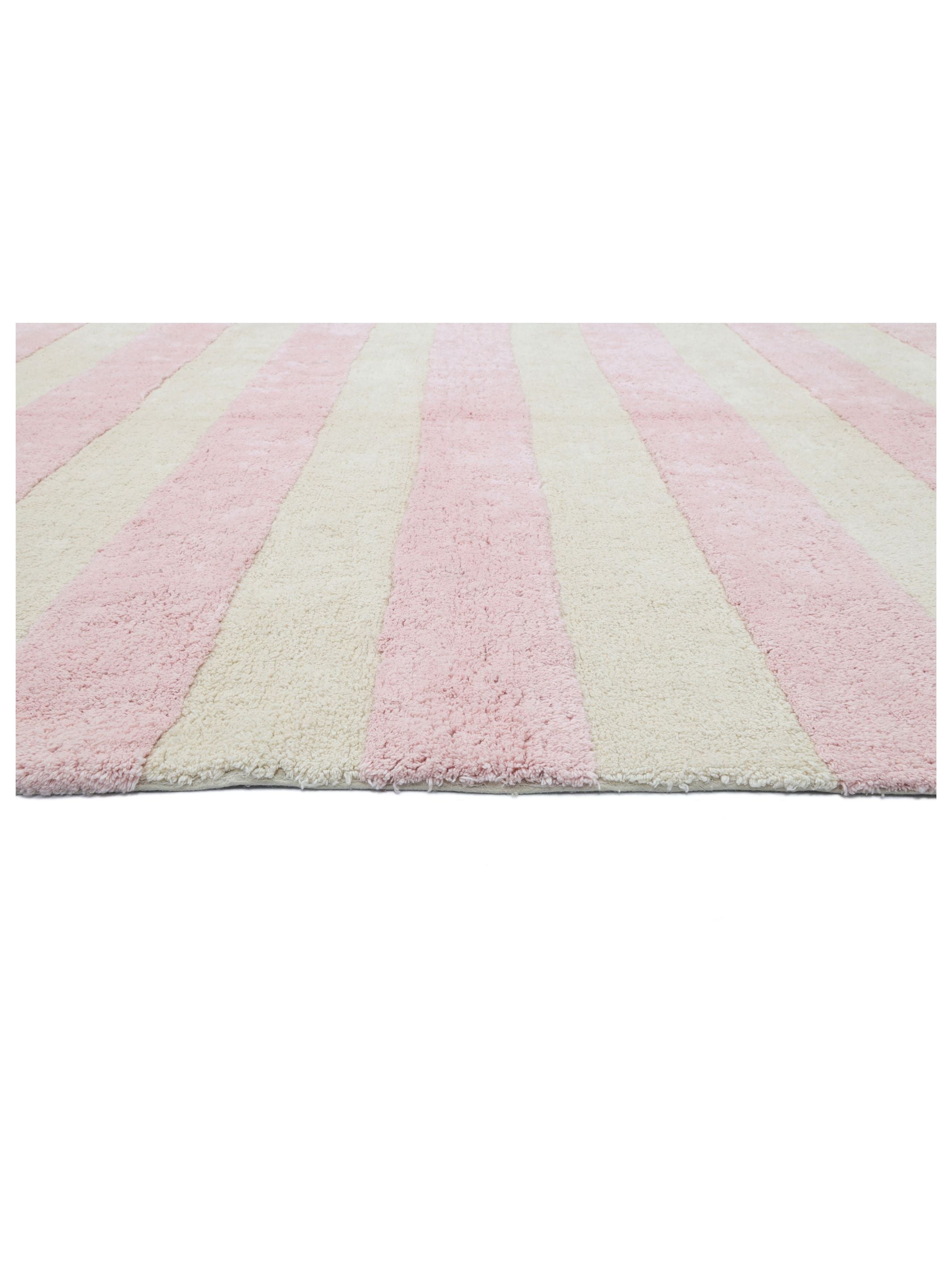 Soft Pink Stripe Rug