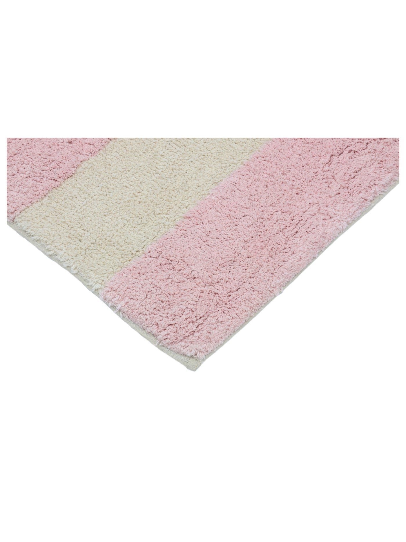 Soft Pink Stripe Rug