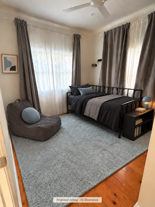 Example styling visual for the $49 package, working with the existing main furniture.